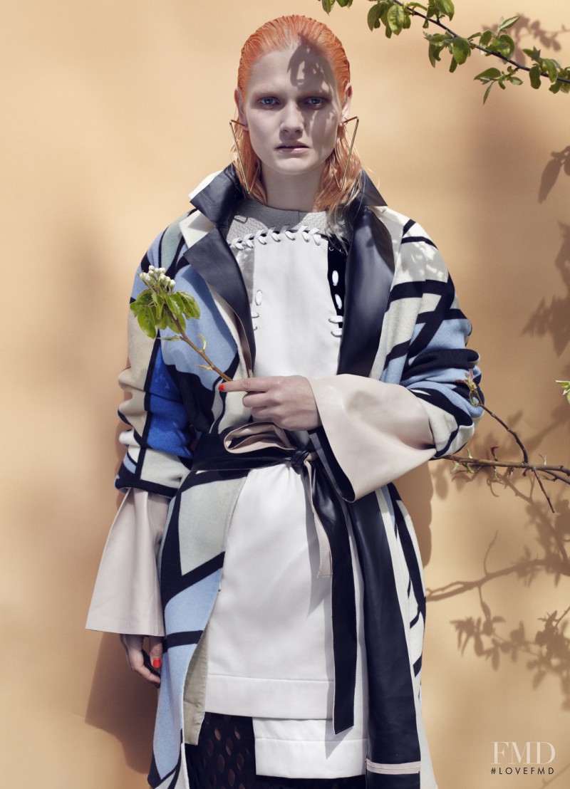 Frederikke Olesen featured in Blooming Orange, August 2015