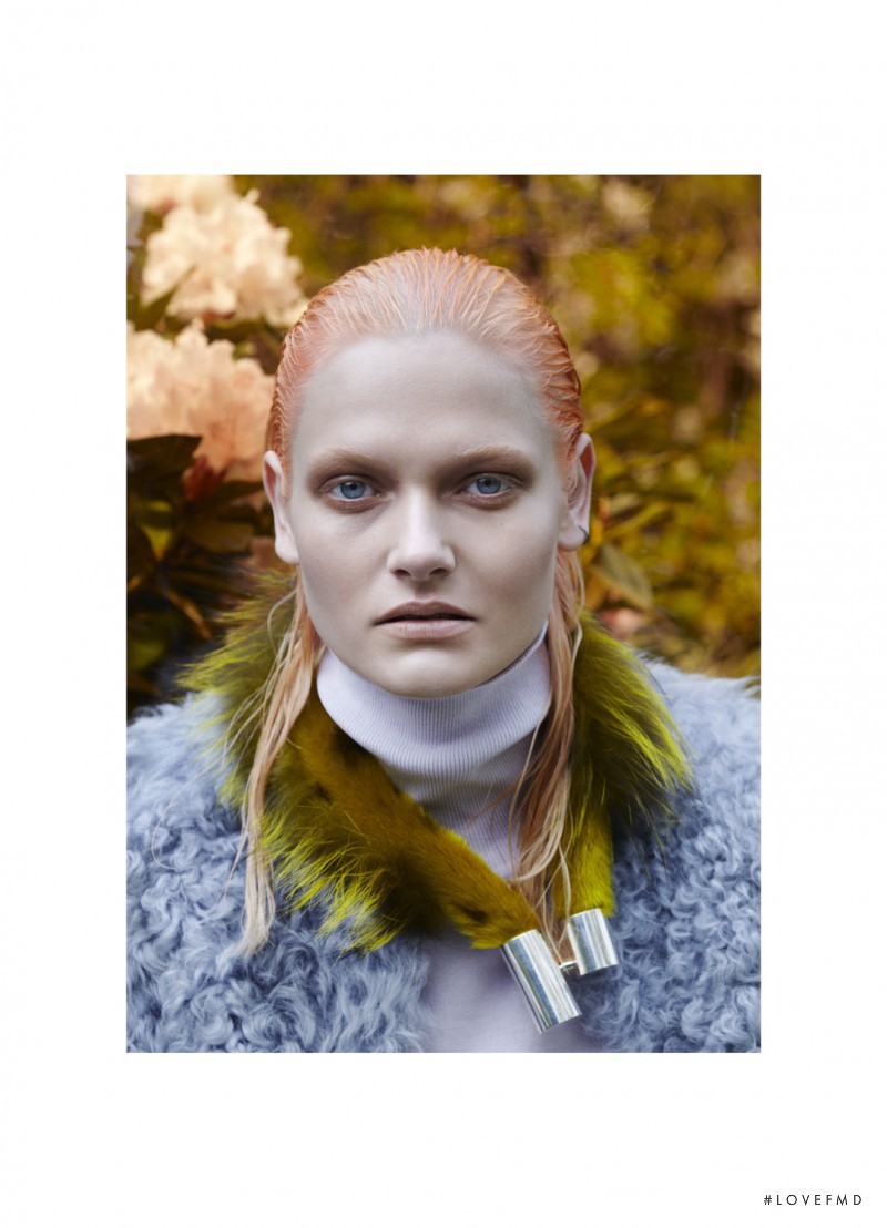 Frederikke Olesen featured in Blooming Orange, August 2015