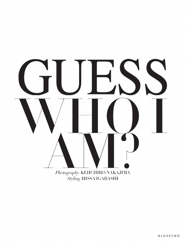 Guess Who I Am?, August 2015