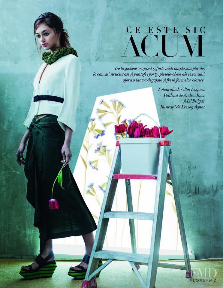 Stefania Grosu featured in Ce Este Sic Acum, May 2014