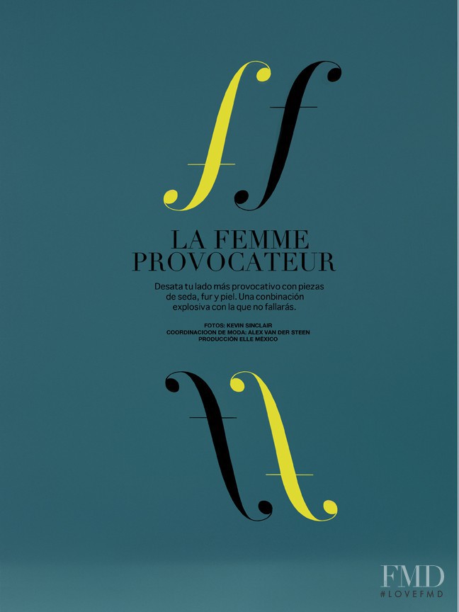 La Femme Provocateur, October 2011