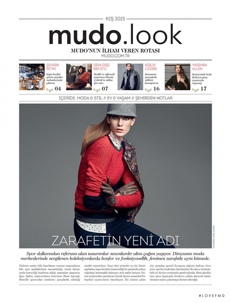 Violetta Elter featured in Mudo Look, December 2014