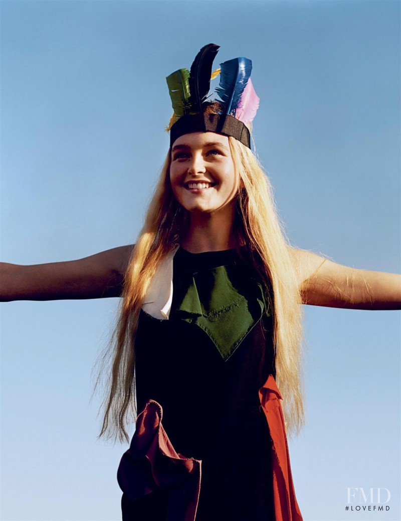 Jean Campbell featured in Stella Tennant, Edie Campbell, Jean Campbell, Tyler Littlejohns and Cieran Lloyd, June 2015