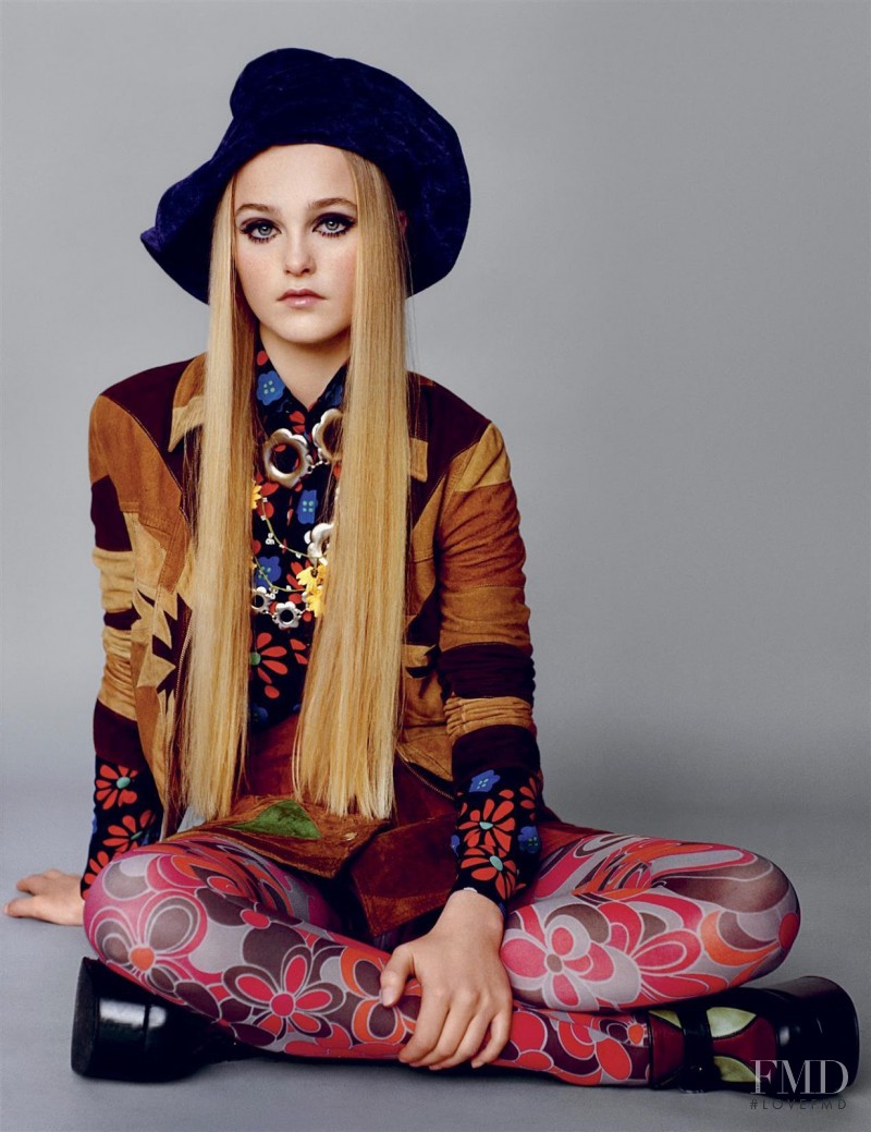 Jean Campbell featured in Stella Tennant, Edie Campbell, Jean Campbell, Tyler Littlejohns and Cieran Lloyd, June 2015