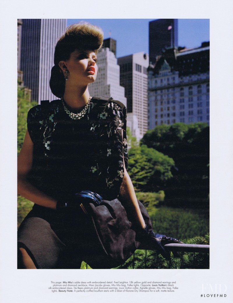 Lindsey Wixson featured in Scene on the Street, August 2011