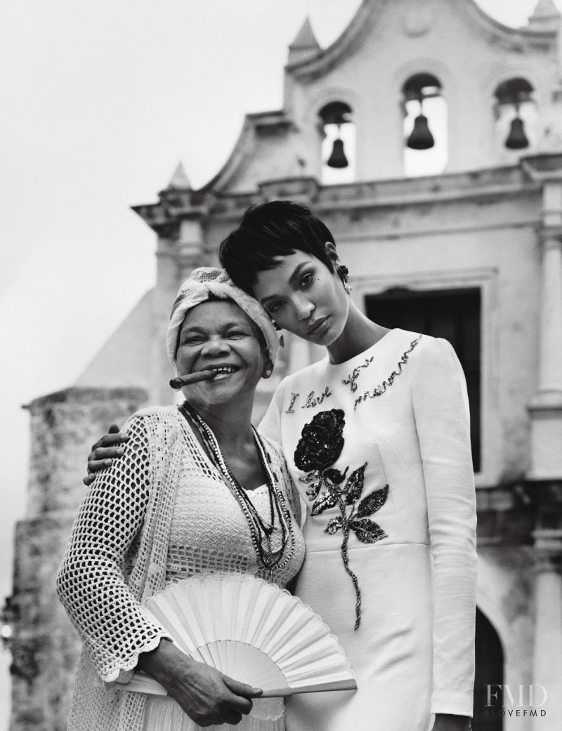 Joan Smalls featured in Viva Cuba, September 2015