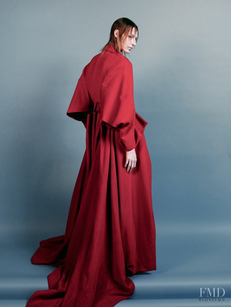 Julia Nobis featured in Yohji Yamamoto, September 2015