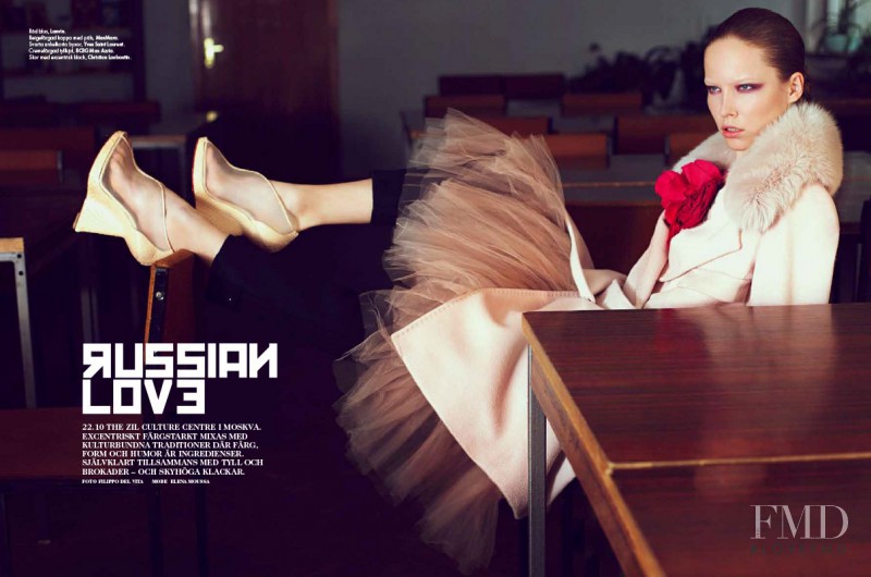 Lana Ross featured in Russian Love, February 2014