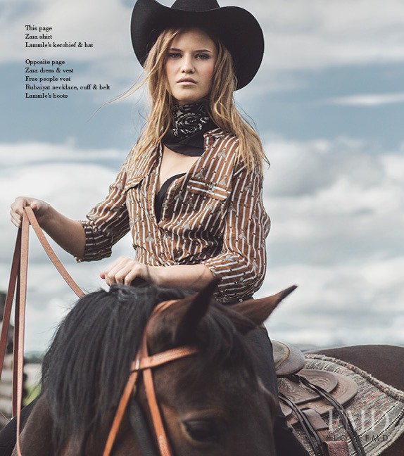 Nicole Abt featured in Wild Wild West, July 2013