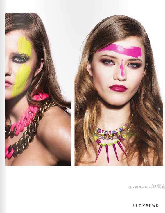 Nicole Abt featured in Colour me bad, February 2013