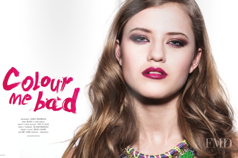 Nicole Abt featured in Colour me bad, February 2013