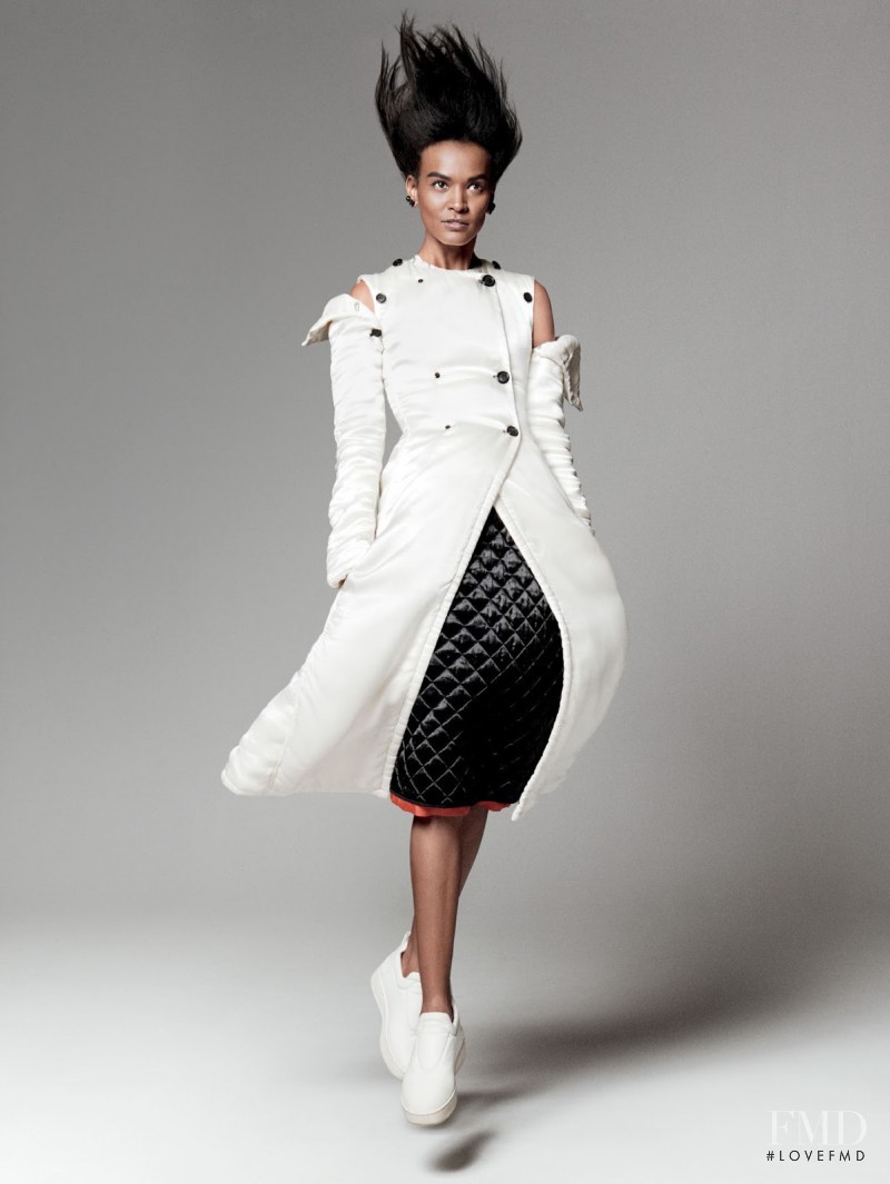 Liya Kebede featured in Hustle & Bustle, September 2015