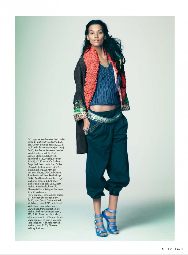 Liya Kebede featured in On The Loose, May 2008