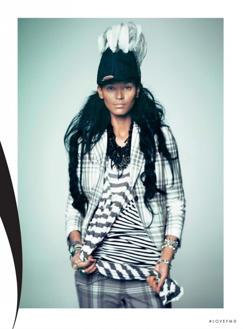 Liya Kebede featured in On The Loose, May 2008