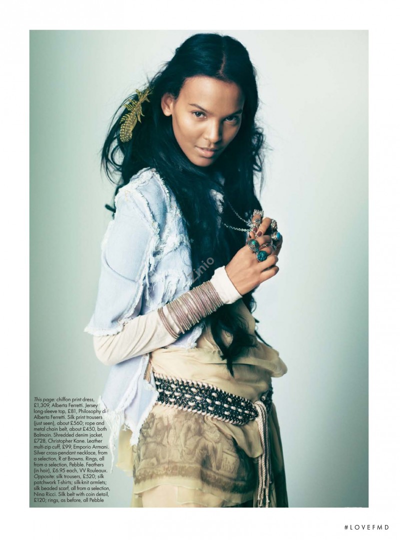 Liya Kebede featured in On The Loose, May 2008