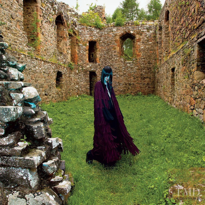 Edie Campbell featured in Highland Gothic, September 2015