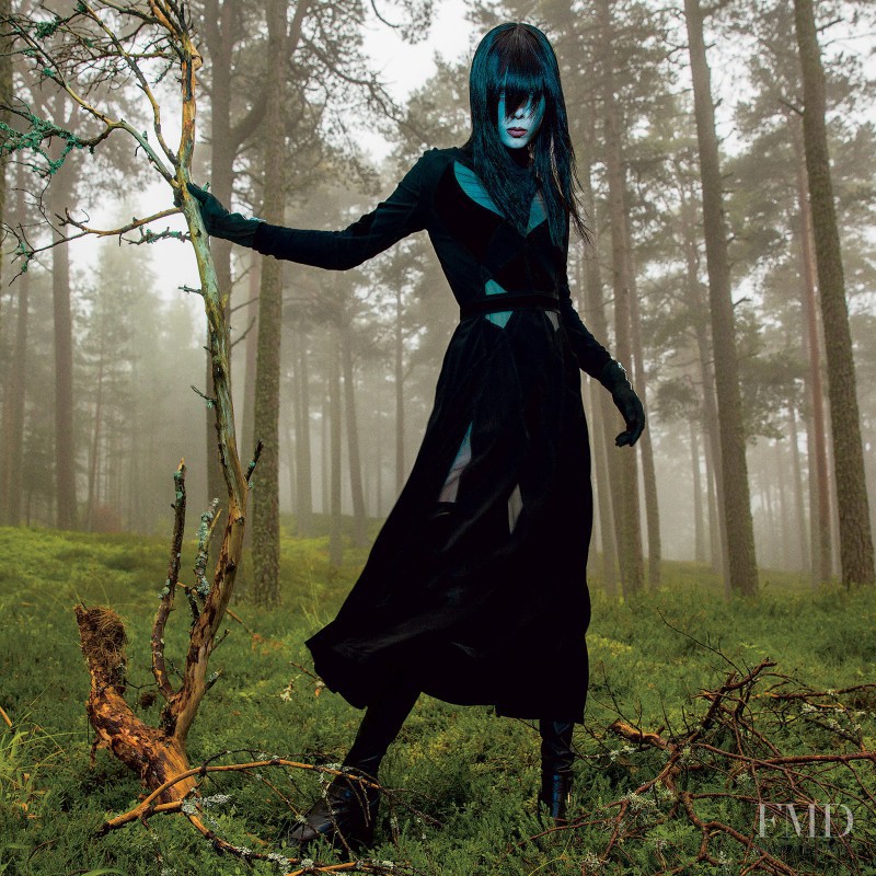 Edie Campbell featured in Highland Gothic, September 2015