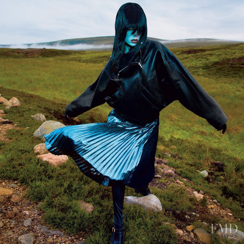 Edie Campbell featured in Highland Gothic, September 2015