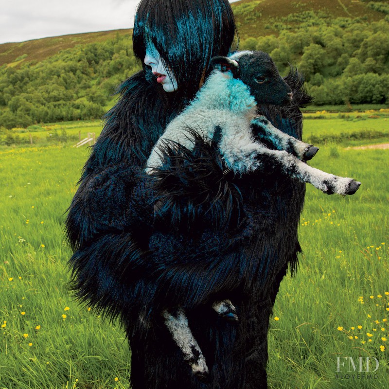 Edie Campbell featured in Highland Gothic, September 2015