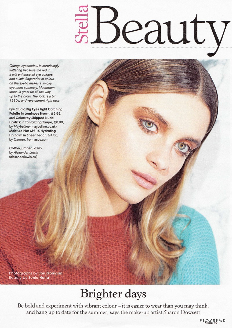 Claudia Gould featured in Beauty, April 2015