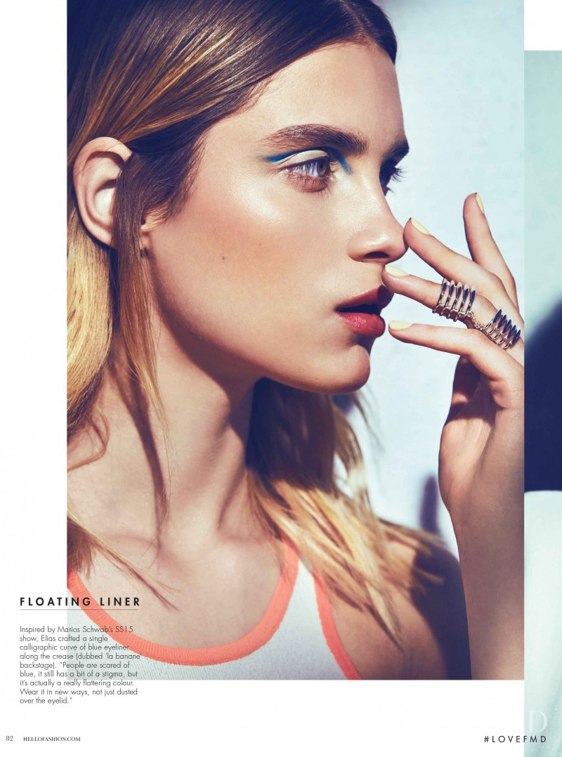 Claudia Gould featured in Beauty, June 2015