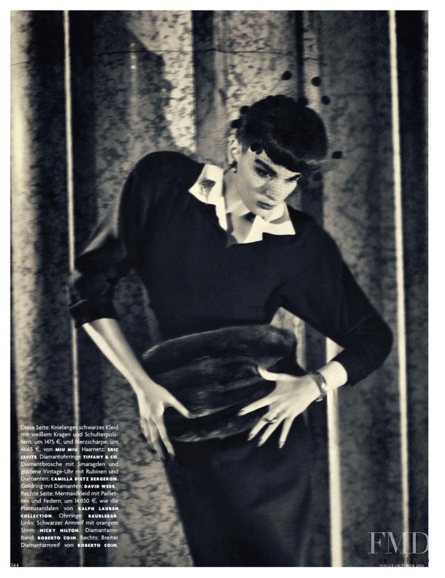 Crystal Renn featured in As Time Goes By, October 2011