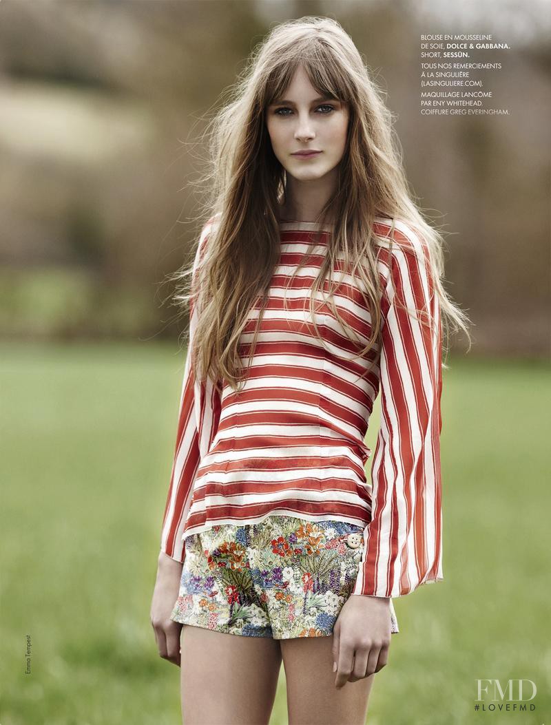 Olympia Campbell featured in L\'echappee belle, May 2013
