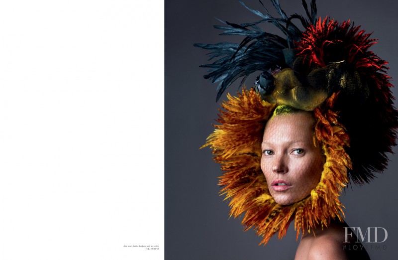 Kate Moss featured in Fawnicate, September 2012