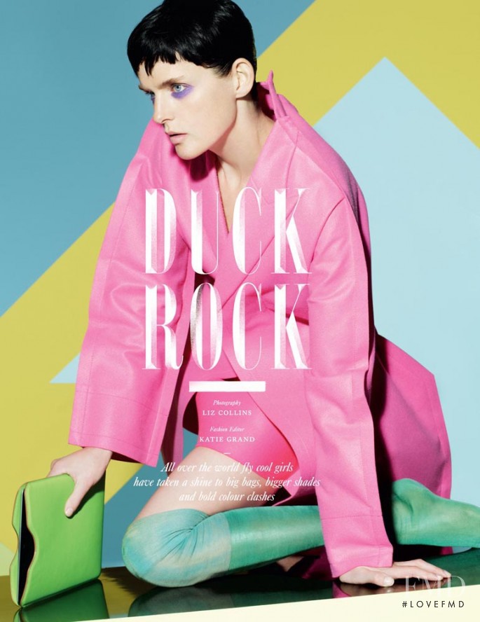 Stella Tennant featured in Duck Rock, September 2012