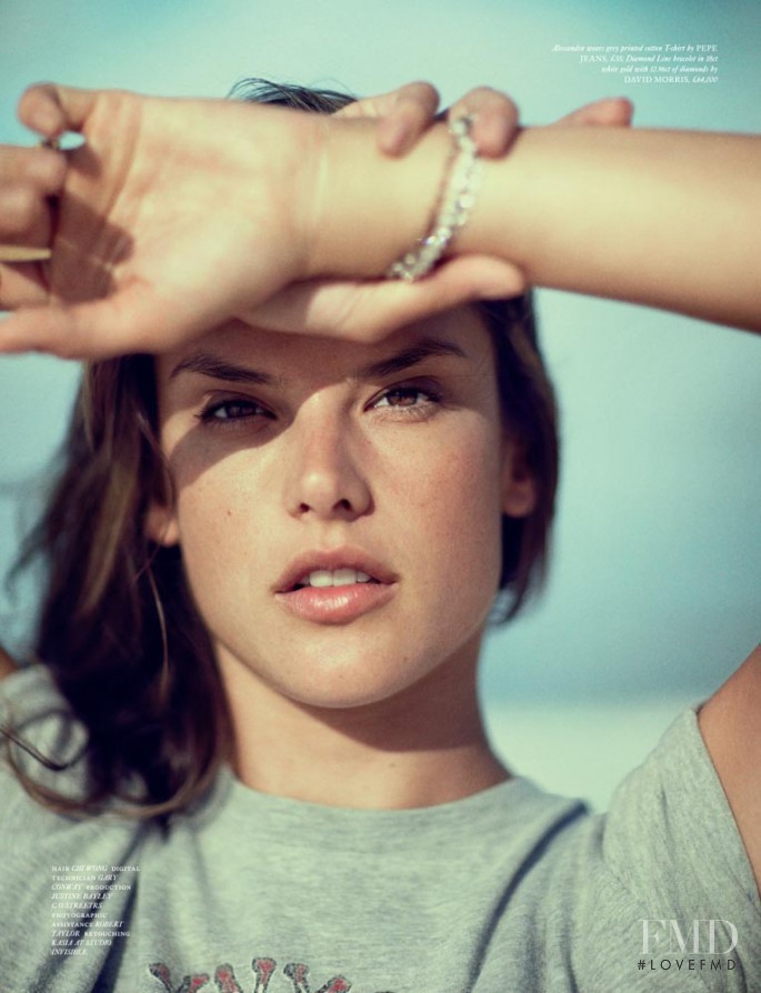 Alessandra Ambrosio featured in Call A Wave, September 2012