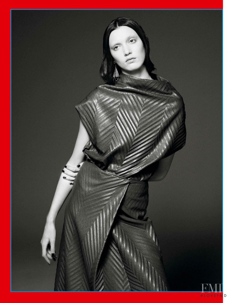 Matilda Lowther featured in Pin-Ups, April 2014