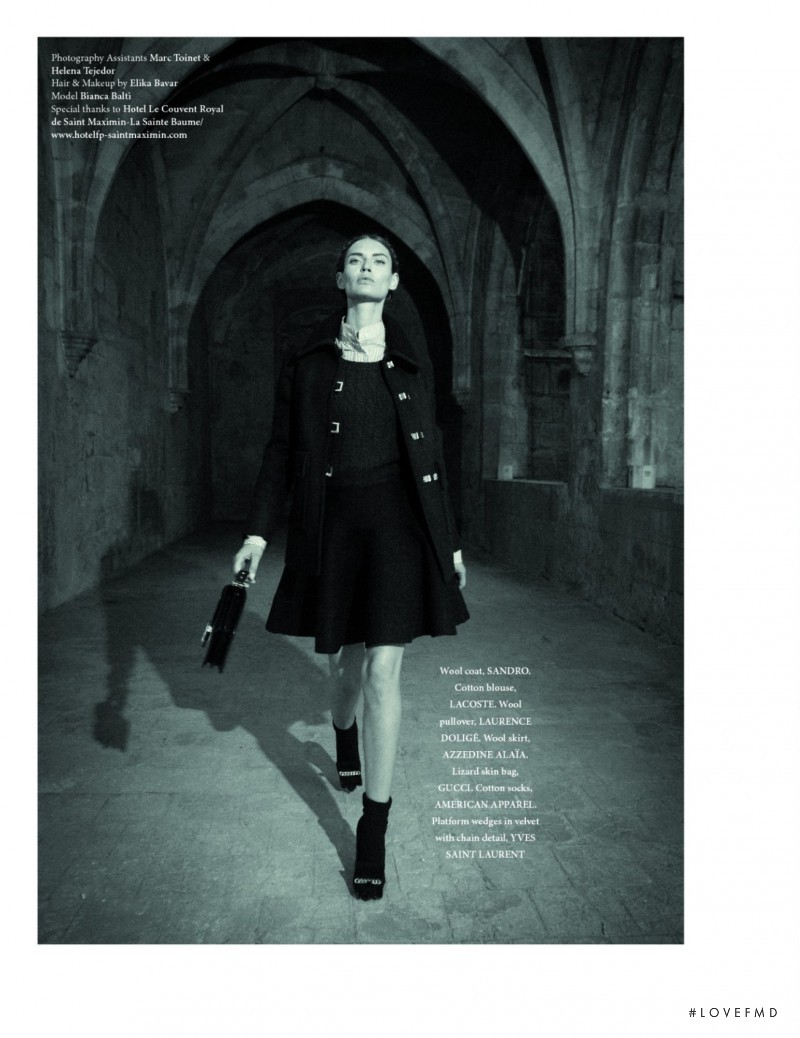 Bianca Balti featured in Lady Immaculate, September 2011