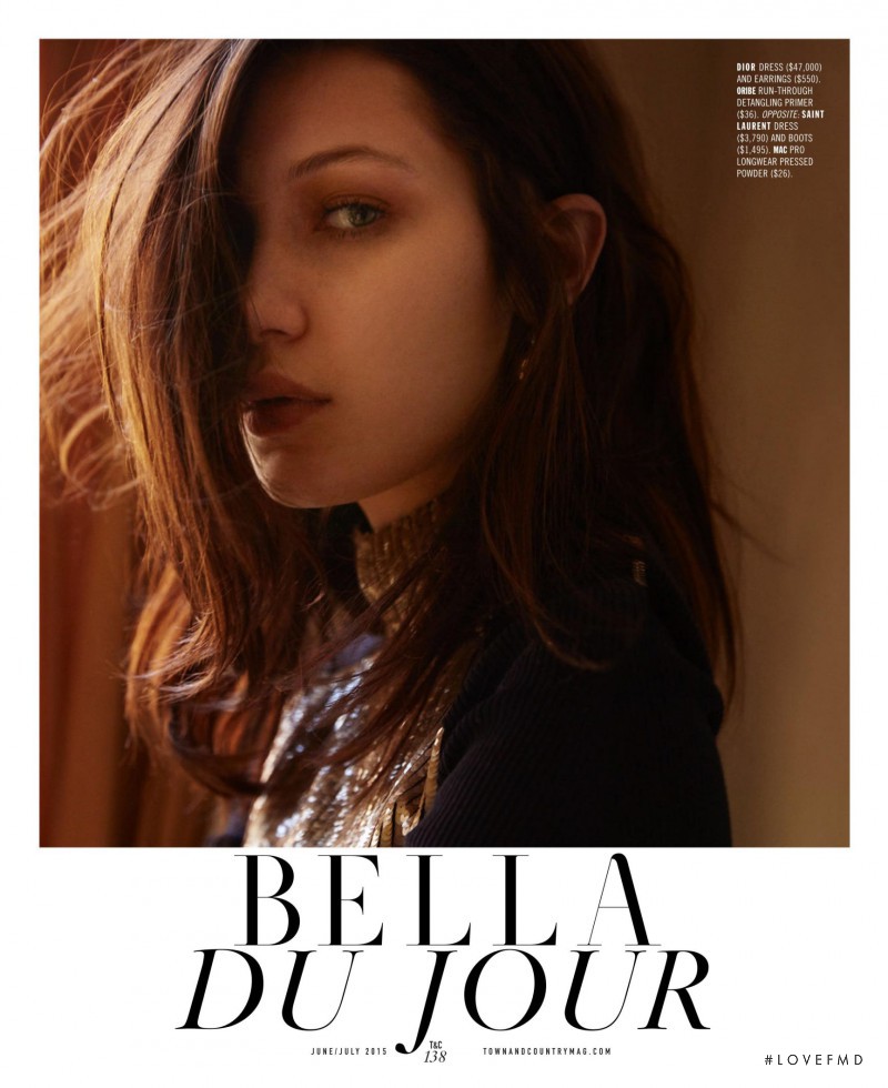 Bella Hadid featured in Bella du Jour, June 2015