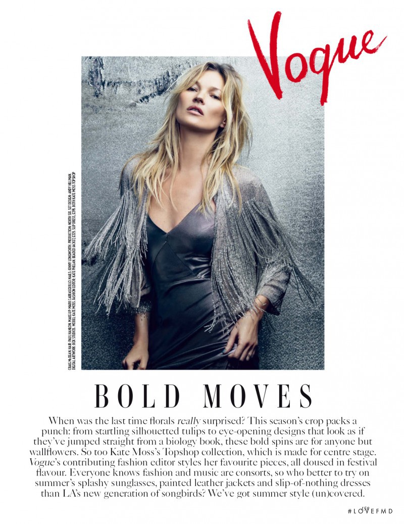 Kate Moss featured in All Tomorrow\'s Parties, May 2014
