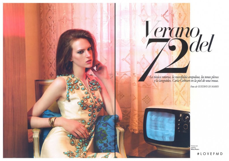 Carla Gebhart featured in Verano del 72, November 2011