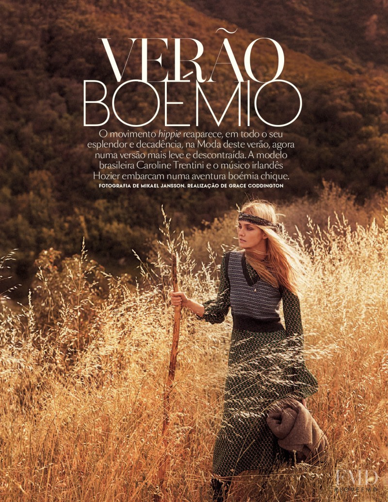 Caroline Trentini featured in Verao Boemio, August 2015