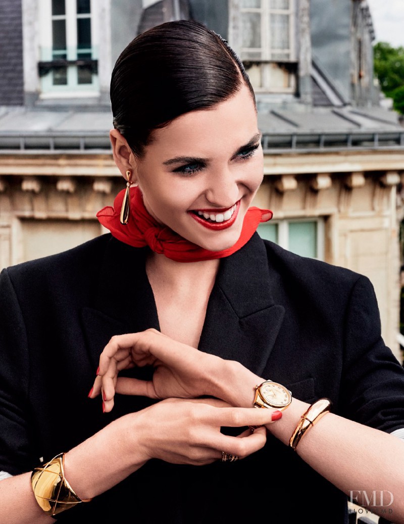 Manon Leloup featured in Paris Match, August 2015