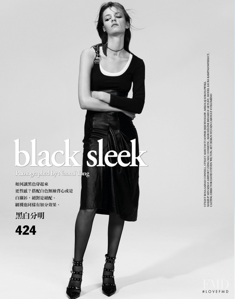 Laura Kampman featured in Black Sleek, September 2015