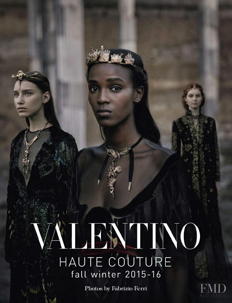 Leila Ndabirabe featured in Valentino Haute Couture Fall Winter 2015-16, September 2015