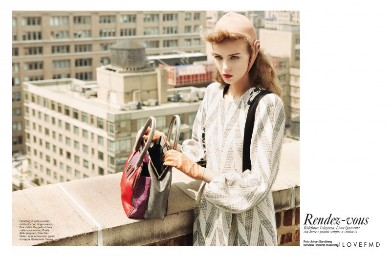 Kristy Kaurova featured in Rendez-vous, October 2011