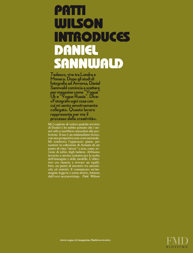 Patti Wilson Introduces Daniel Sannwald, August 2015
