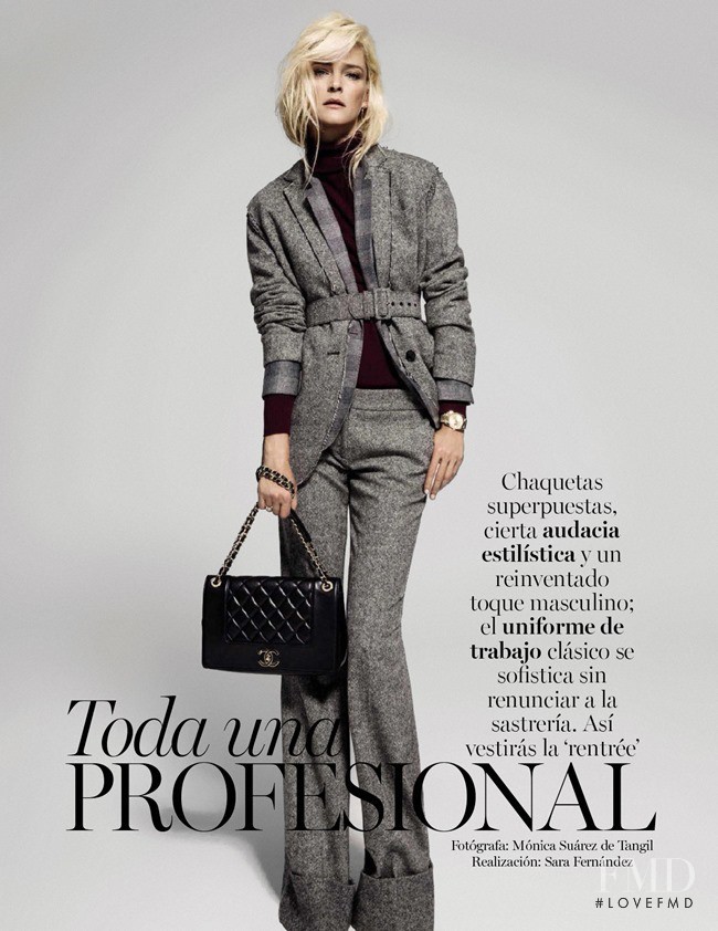 Carmen Kass featured in Toda Una Profesional, September 2015