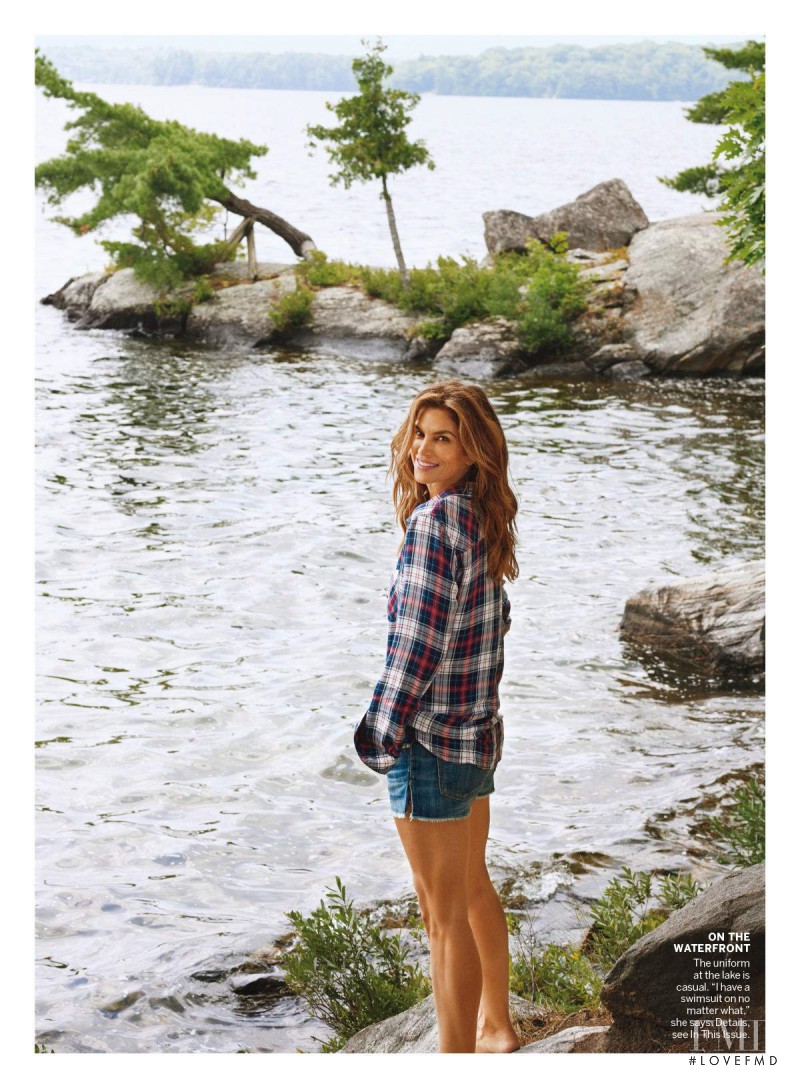 Cindy Crawford featured in Lake Effect, September 2015