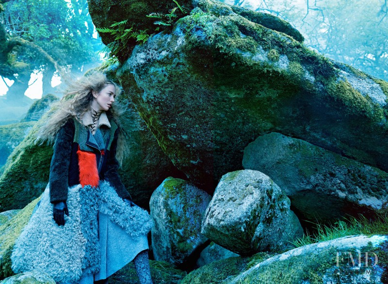 Raquel Zimmermann featured in Into the Woods, September 2015