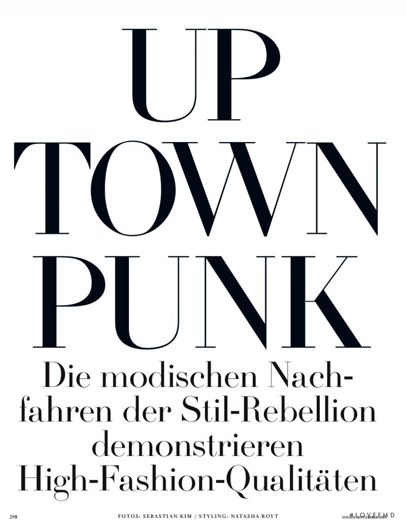 Up Town Punk, September 2015