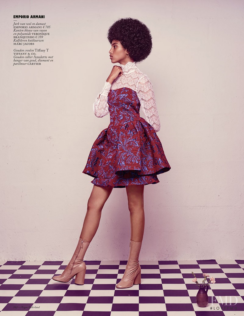 Imaan Hammam featured in Harlem Shuffle, September 2015