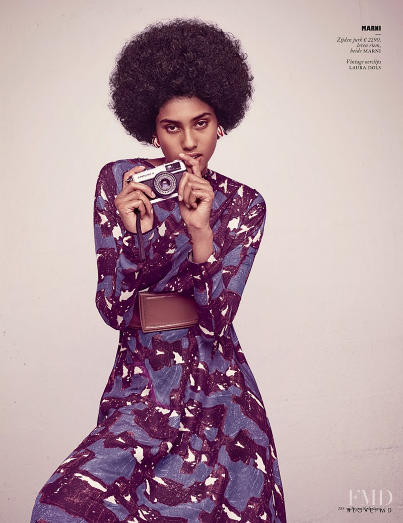 Imaan Hammam featured in Harlem Shuffle, September 2015