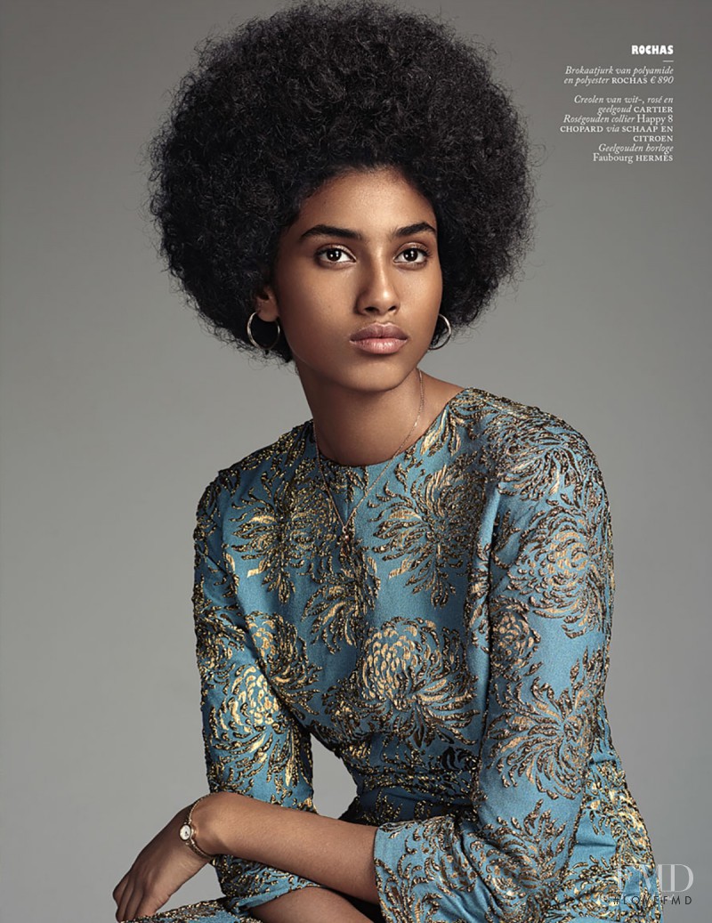 Imaan Hammam featured in Harlem Shuffle, September 2015