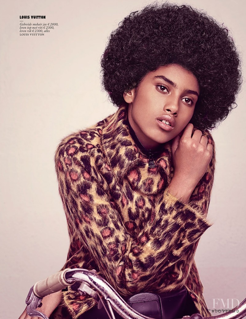 Imaan Hammam featured in Harlem Shuffle, September 2015