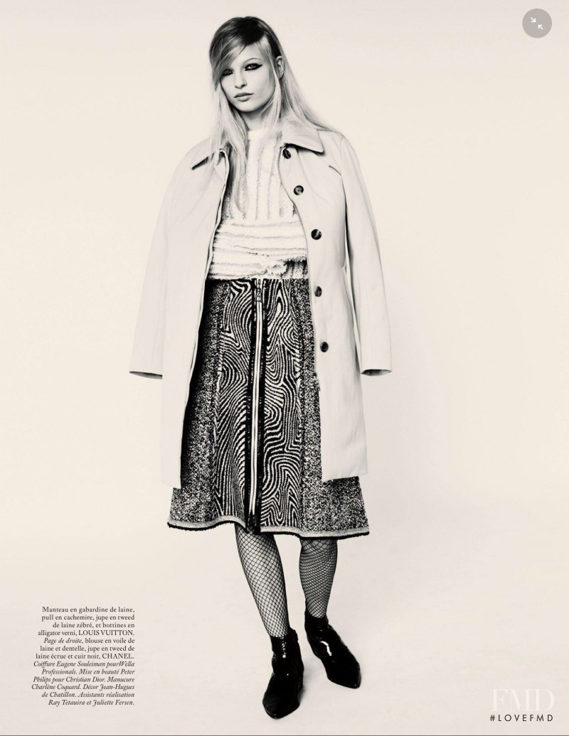 Frederikke Sofie Falbe-Hansen featured in Nouvelle Vague, July 2015